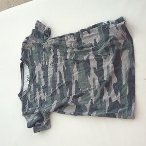 little sleepies play pocket tee vintage camo 18-24